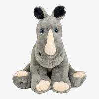 RHINOCEROS Stuffed Animal, 16" Plushie, Make your Own Stuffie, Soft and Cuddly, DIY Kit
