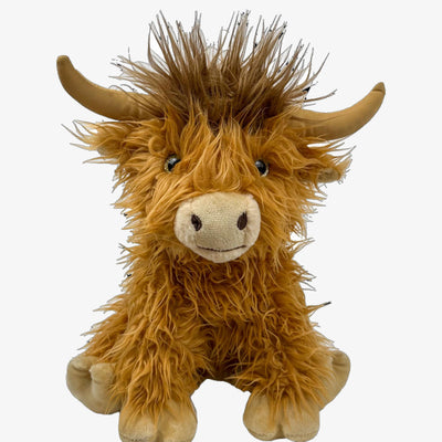 HIGHLAND COW Stuffed Animal, 16" Plushie, Make your Own Stuffie, Soft and Cuddly, DIY Kit