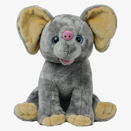ELEPHANT Stuffed Animal, 16" Plushie, Make your Own Stuffie, Soft and Cuddly, DIY Kit
