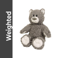 Weighted TEDDY BEAR Plush — Calming Sensory Keepsake — 16 Inches — Eco Friendly