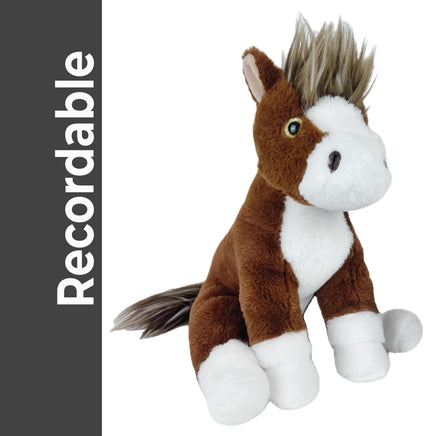 Recordable Horse Plush with Voice Recorder