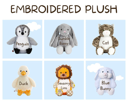 Personalized Little Brother Embroidered Plush