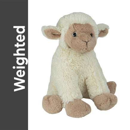Weighted LAMB Plush — Calming Sensory Keepsake — 16 Inches — Eco Friendly
