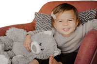 Weighted TEDDY BEAR Plush — Calming Sensory Keepsake — 16 Inches — Eco Friendly