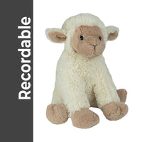 Recordable LAMB Stuffed Animal — Personalized Gift — Eco Friendly