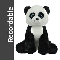 Recordable PANDA Stuffed Animal — Personalized Gift — Eco Friendly