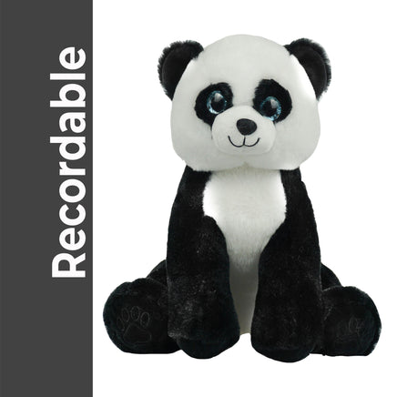 Recordable PANDA Stuffed Animal — Personalized Gift — Eco Friendly