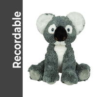 Recordable KOALA Stuffed Animal — Personalized Gift — Eco Friendly