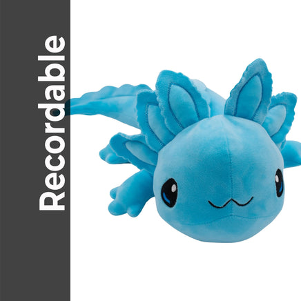 Recordable AXOLOTL Plush, 16" Stuffed Animal, Personalized Gift