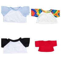 Custom Stuffed Animal T-Shirt, Personalized Plushie Clothing (Fits 8 Inch)