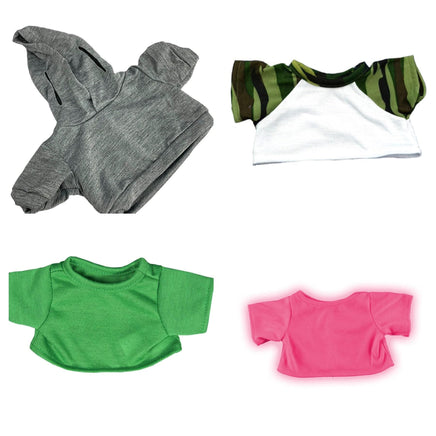 Custom Stuffed Animal T-Shirt, Personalized Plushie Clothing (Fits 8 Inch)