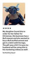 Custom Stuffed Animal T-Shirt, Personalized Plushie Clothing (Fits 8 Inch)