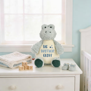 Personalized BIG BROTHER Plushie - Embroidered Name & Date