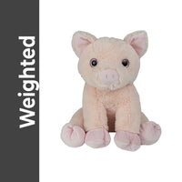 Weighted PIG Plush — Calming Sensory Keepsake — 16 Inches — Eco Friendly
