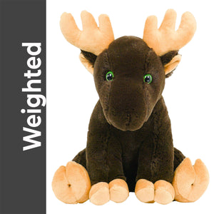 Weighted Moose Plush, 16 Inch Calming Comfort Toy