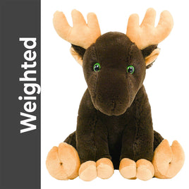 Weighted MOOSE Plush — Calming Sensory Keepsake — 16 Inches — Eco Friendly