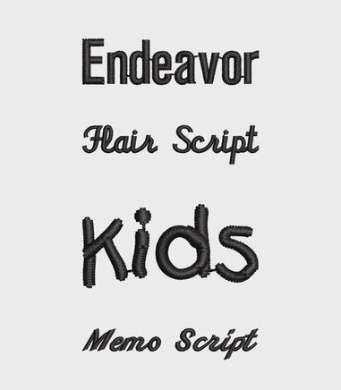 Endeavor, Hair Script, Kids, Memo Script