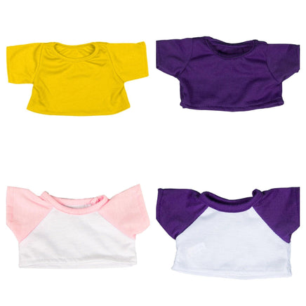 Custom Stuffed Animal T-Shirt, Personalized Plushie Clothing (Fits 8 Inch)
