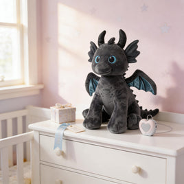 SPARKLE DRAGON — Stuffed or DIY Kit, Themed Inserts & Birth Certificate — 16 inches