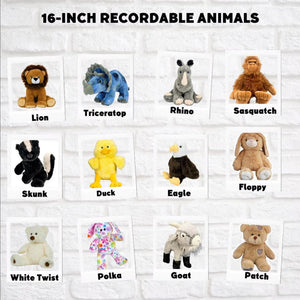 16-inch recordable animals