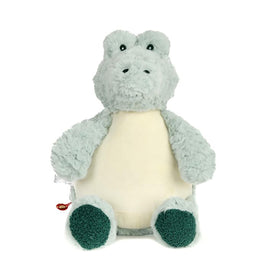 Personalized alligator stuffed animal for name embroidery