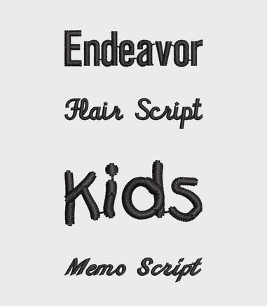 Endeavor, Hair Script, Kids, Memo Script