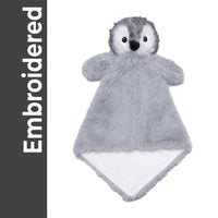 Personalized penguin lovey with embroidered name