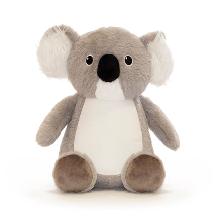 Koala plush stuffed animal, plain and ready for custom name embroidery - Baker's Bears personalized gift