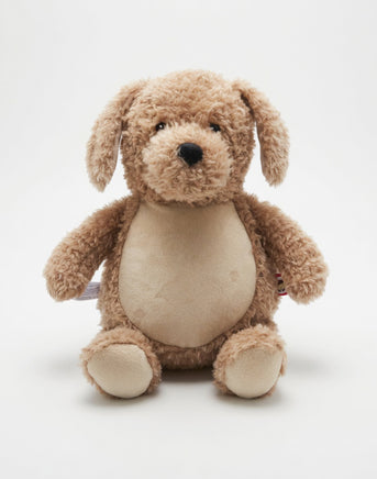 Labradoodle dog plush stuffed animal, plain and ready for custom name embroidery - Baker's Bears Big Brother gift