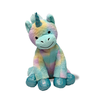 Unicorn plush stuffed animal, 8 inch voice recorder