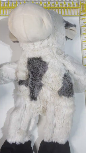 COW Plush Animal | Stuffed or Unstuffed With Handmade Fiber Pack | 14 to 16-inches | SEW Free DIY Kit | Farm Animal