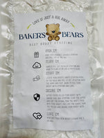 BLUE TEDDY Bear Plush Animal | Stuffed or Unstuffed With Fiber Pack | 16-inches | Sew Free DIY Kit | Baby | Newborn | Gender Reveal