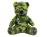 CAMOUFLAGE TEDDY Stuffed Animal, 16" Plushie, Make your Own Stuffie, Soft and Cuddly, DIY Kit