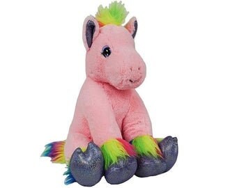 PONY Plush Animal | Stuffed or Unstuffed With Fiber Pack | 16-inches | SEW Free DIY Kit | Whimsical Animal