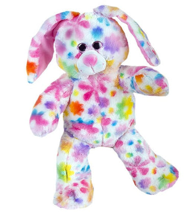 POLKA BUNNY Stuffed Animal, 16" Plushie, Make your Own Stuffie, Soft and Cuddly, DIY Kit