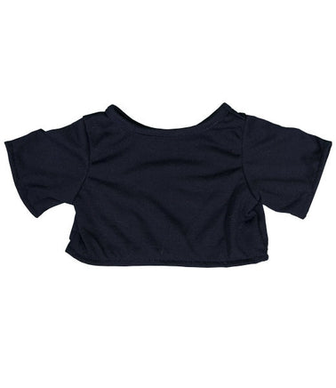 NAVY T-SHIRT, 16-inch, Fits BAB, Teddy Bear Outfit, Plushie Clothing, Stuffed Animal Accessory