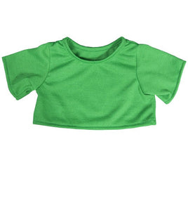 GREEN Plush Animal T-shirt | Fits BAB & 14 to 16 Inch Plush Animals | Plushie Clothing | Stuffed Animal Accessory