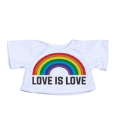 LOVE Is LOVE T-shirt | Fits BAB & 14 to 16 Inch Stuffed Animals | Teddy Bear Outfit | Plushie Clothing