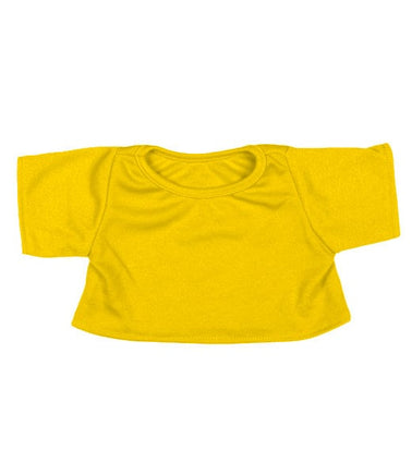YELLOW Stuffed Animal T-shirt | Fits 6 to 8 Inch Plush Animals | Plushie Clothing | Stuffed Animal Accessory