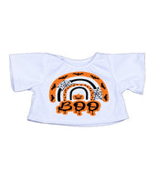 BOO HALLOWEEN T-shirt | Fits BAB & 14 to 16 Inch Stuffed Animals | Teddy Bear Outfit | Plushie Clothing