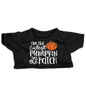 CUTEST PUMPKIN Halloween Shirt | 8-inches | Teddy Bear Outfit | Plushie Clothing | Stuffed Animal Accessory