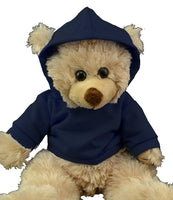 BLUE Hoodie | 16-inches | Fits BAB | Teddy Bear Outfit | Plushie Clothing | Stuffed Animal Accessory