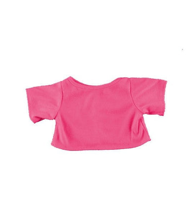 PINK Stuffed Animal T-shirt | Fits 6 to 8 Inch Plush Animals | Plushie Clothing | Stuffed Animal Accessory