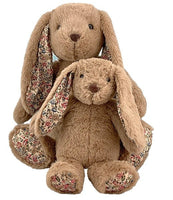 Blossom BUNNY Stuffed Animal | Stuffed or Unstuffed With Handmade Fiber Pack | 14 to 16-inches | SEW Free DIY Kit | Wildlife Animal