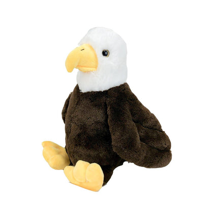 EAGLE Plush Animal | Stuffed or Unstuffed With Handmade Fiber Pack | 14 to 16-inches | SEW Free DIY Kit | Wildlife
