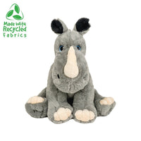 RHINOCEROS Stuffed Animal, 16" Plushie, Make your Own Stuffie, Soft and Cuddly, DIY Kit