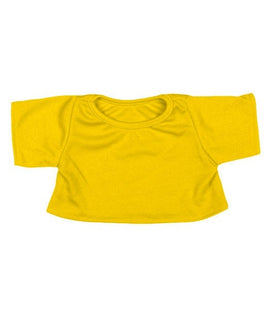 YELLOW Stuffed Animal T-shirt | Fits BAB & 14 to 16 Inch Plush Animals | Plushie Clothing | Stuffed Animal Accessory | Sublimation Shirt