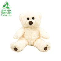 White Teddy Bear Stuffed Animal, 8 Inches, Order Stuffed or Unstuffed with a Fiber Pack