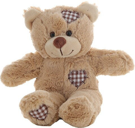Patch TEDDY Bear STUFFED Animal, 8 Inches, Order Stuffed or Unstuffed With a Fiber Pack, Teddy Bear Plushie