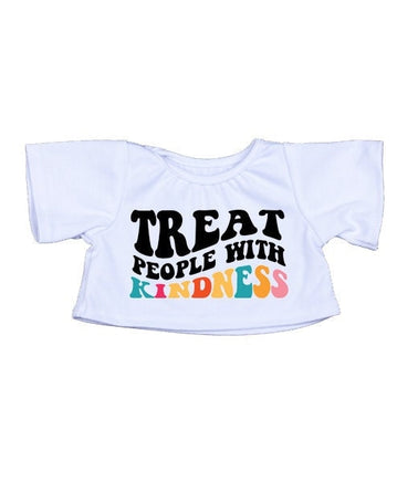TREAT People with KINDNESS T-Shirt | Fits BAB & 14 to 16 Inch Stuffed Animals | Teddy Bear Outfit | Plushie Clothing